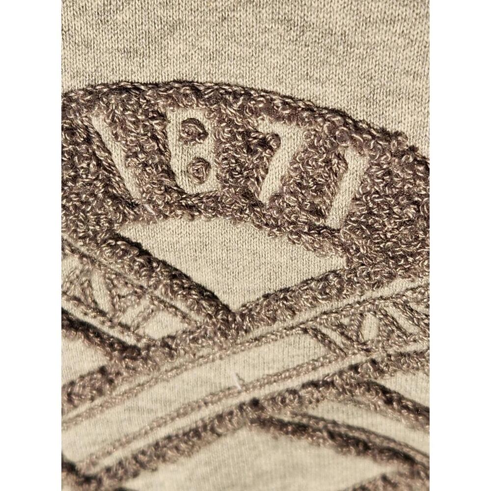 Atlanta Braves Sweatshirt Embroidered MLB Baseball Gray Pullover Men Women M L - Picture 3 of 7